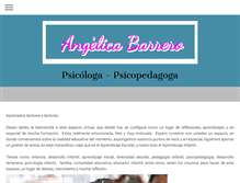 Tablet Screenshot of angelicabarrero.com
